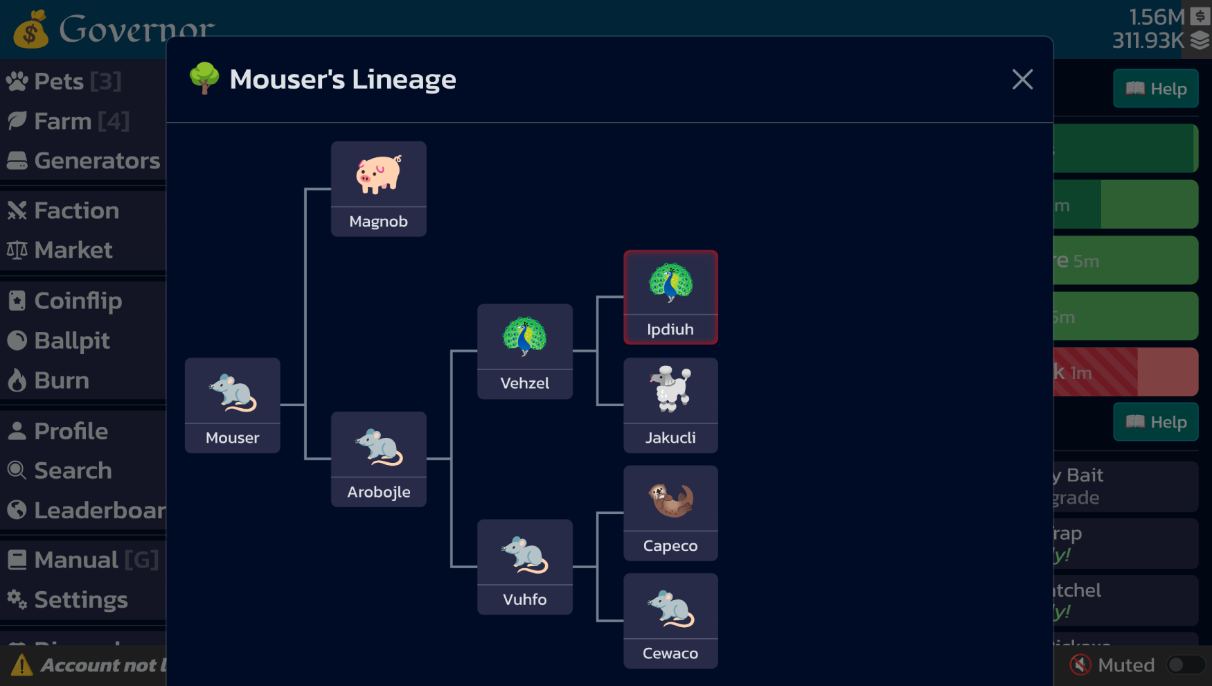 Bconomy Pet Lineage screenshot